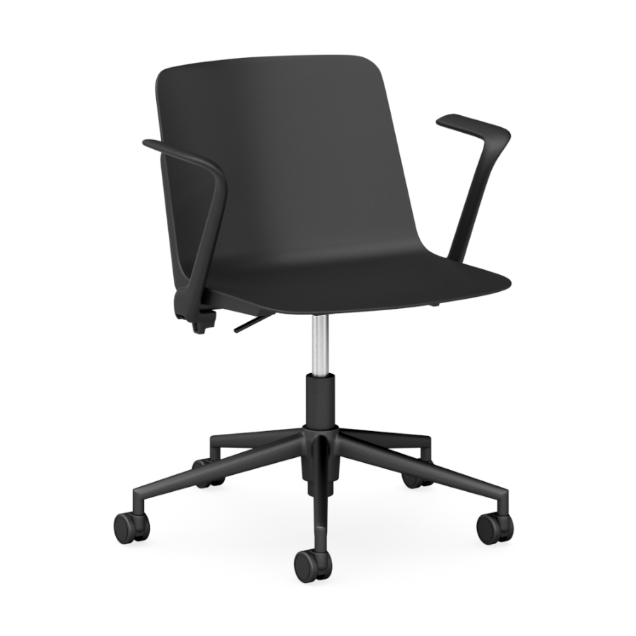 Vira_Swivel_Chair_With_Arms_Black_FV