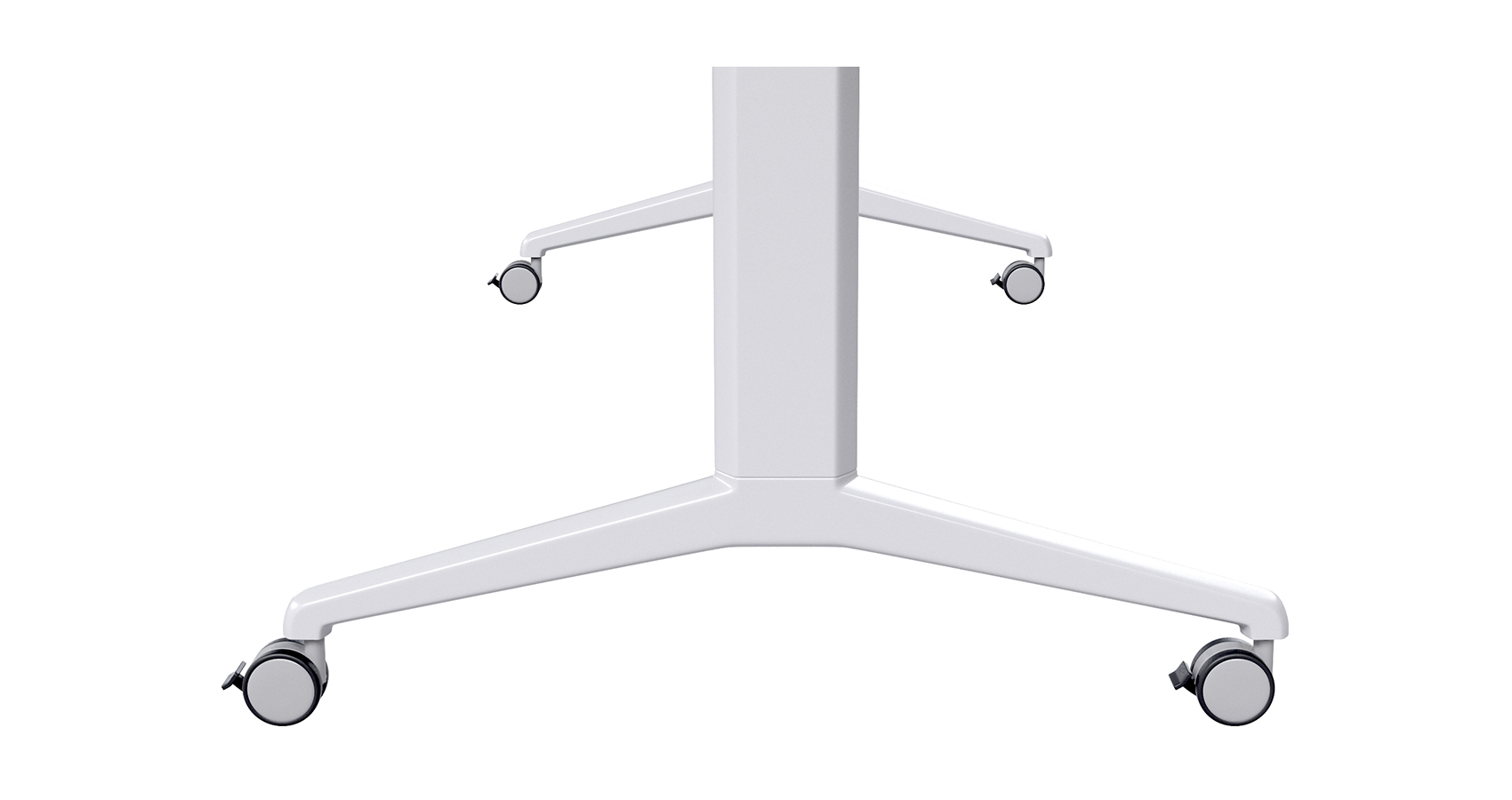 Flip Table Leg Detail White