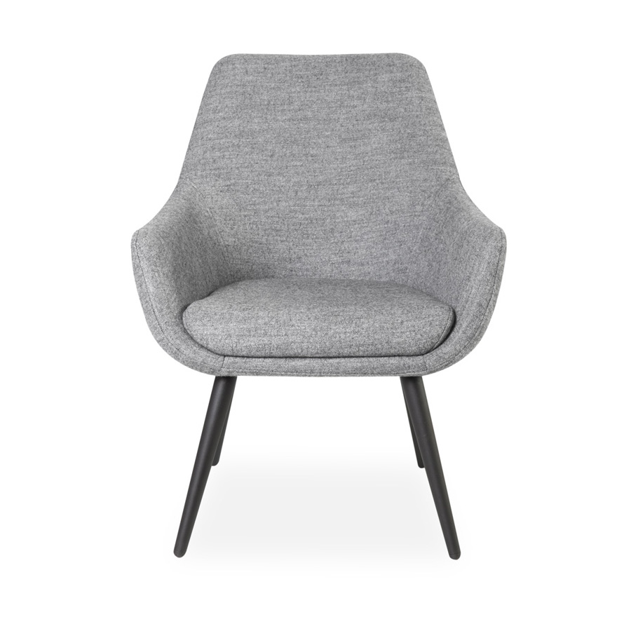 Cooper Chair Black Legs Grey DFV