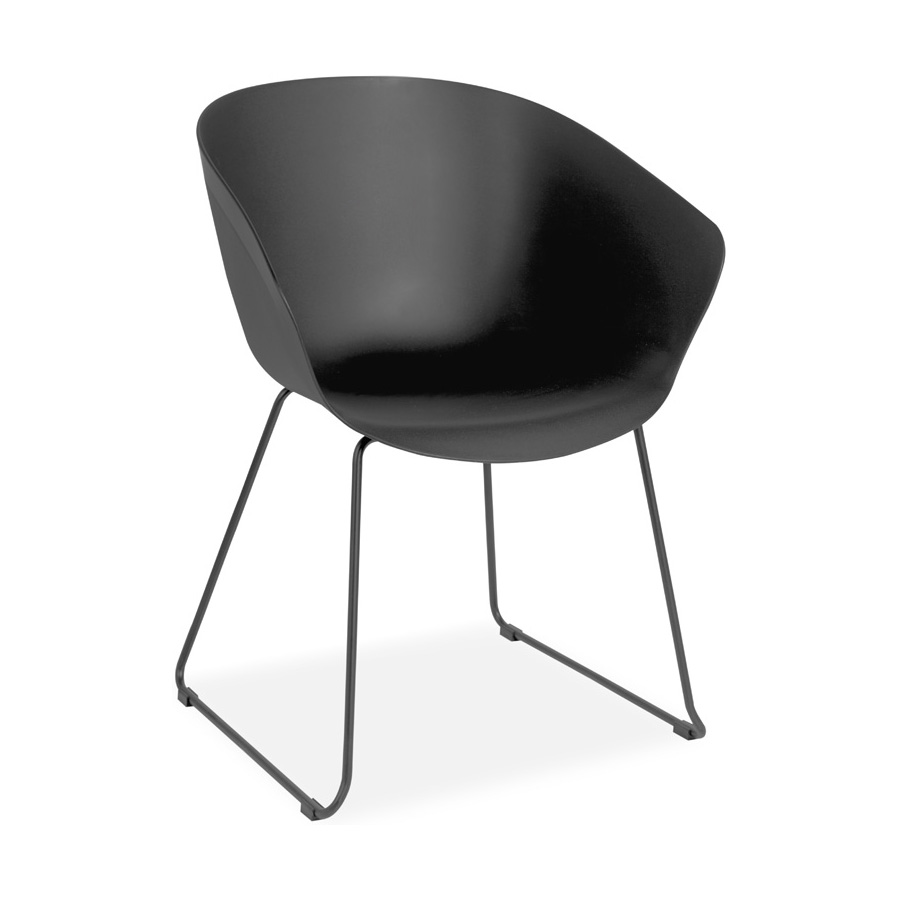 Madi Plastic Chair Black FV