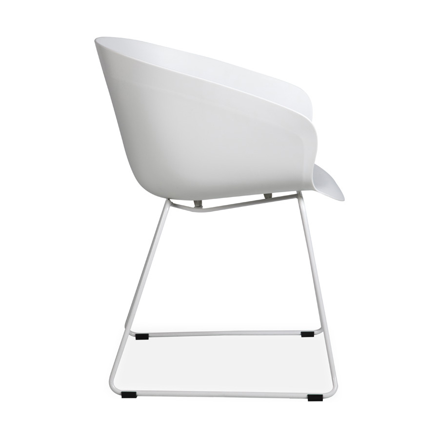 Madi Plastic Chair White SV