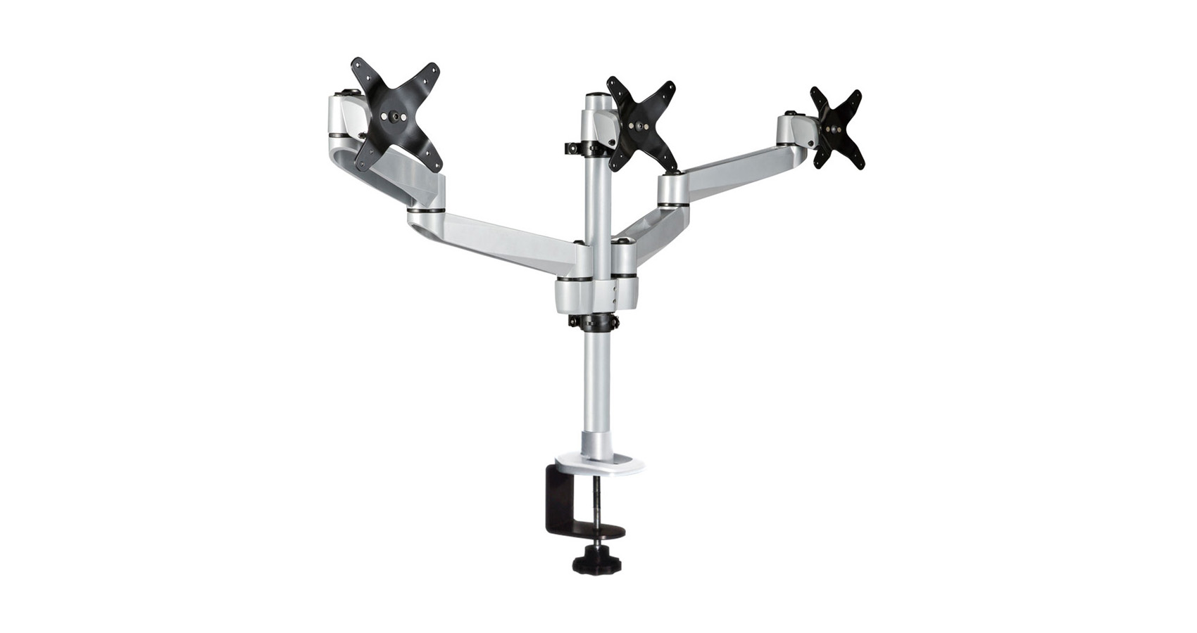 Logic Dual Monitor Swivel and Spring Arm with C-Clamp