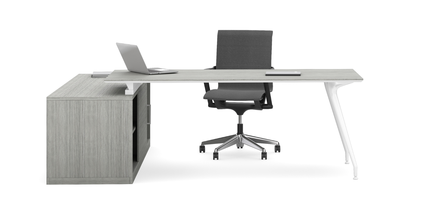 Velo_Spine Desk_White