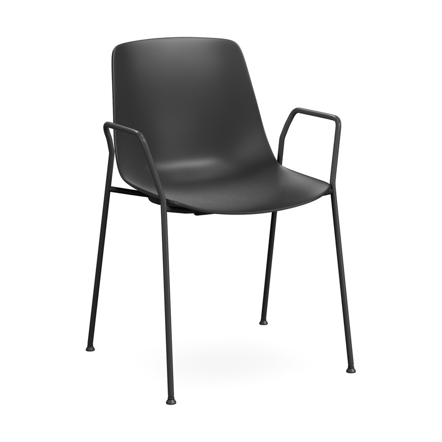 JJ_4_Leg_Arm_Chair_Black_Poly_Black_Frame_FV_900x900_01