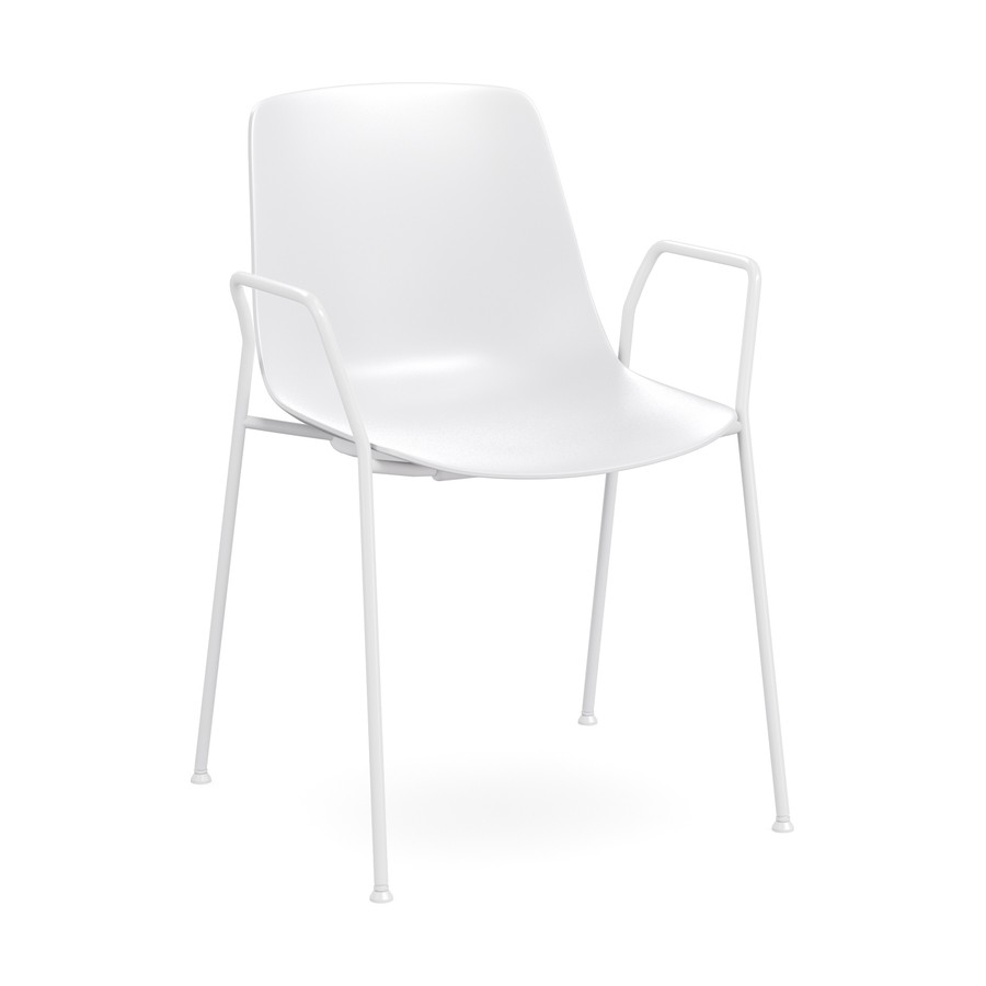 JJ_4_Leg_Arm_Chair_White_Poly_White_Frame_FV_900x900_01