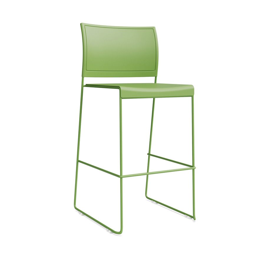 Kobi_Green_Plastic_Stool_FV