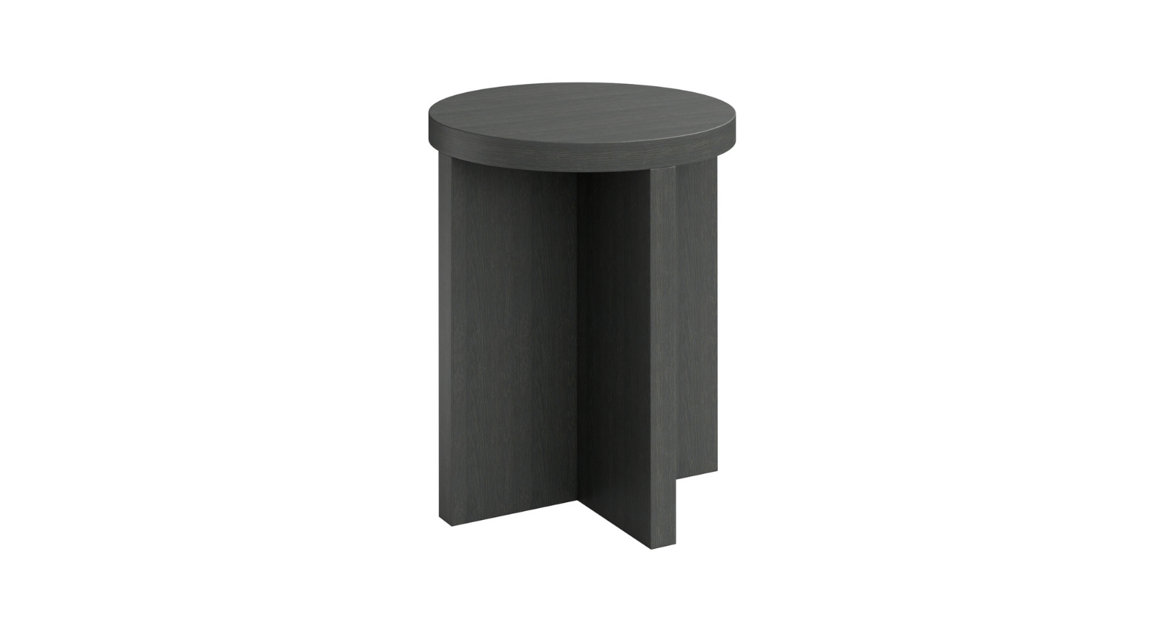 Merge Stool Black Wenge