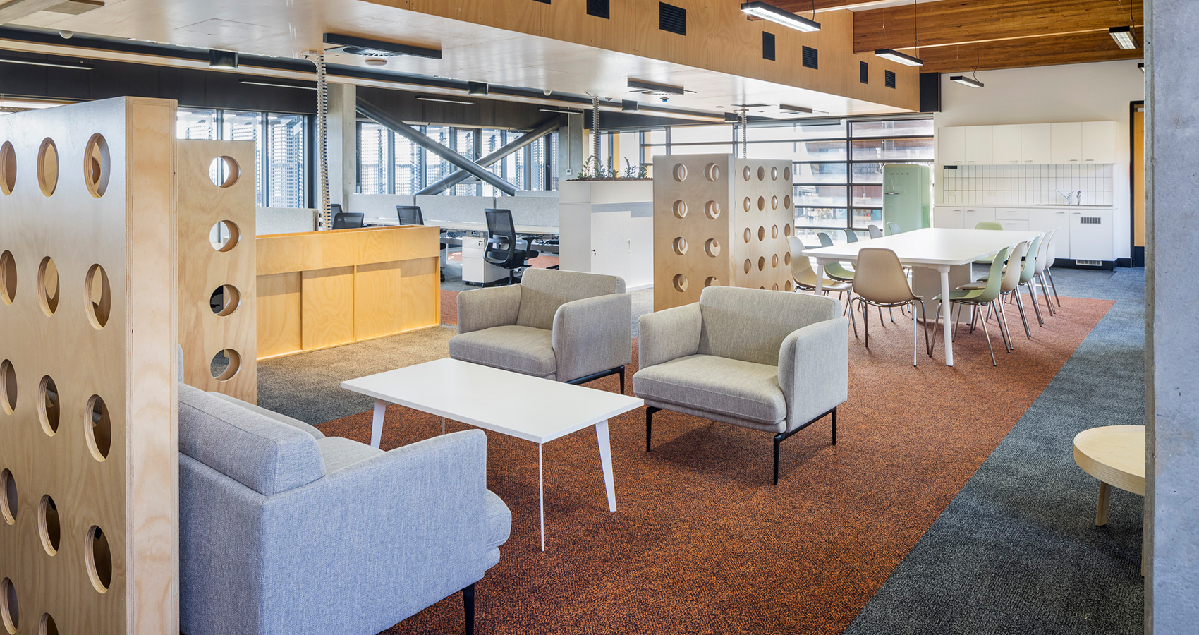 Mac Killop Family Services Project - Breakout area with Hugo lounge