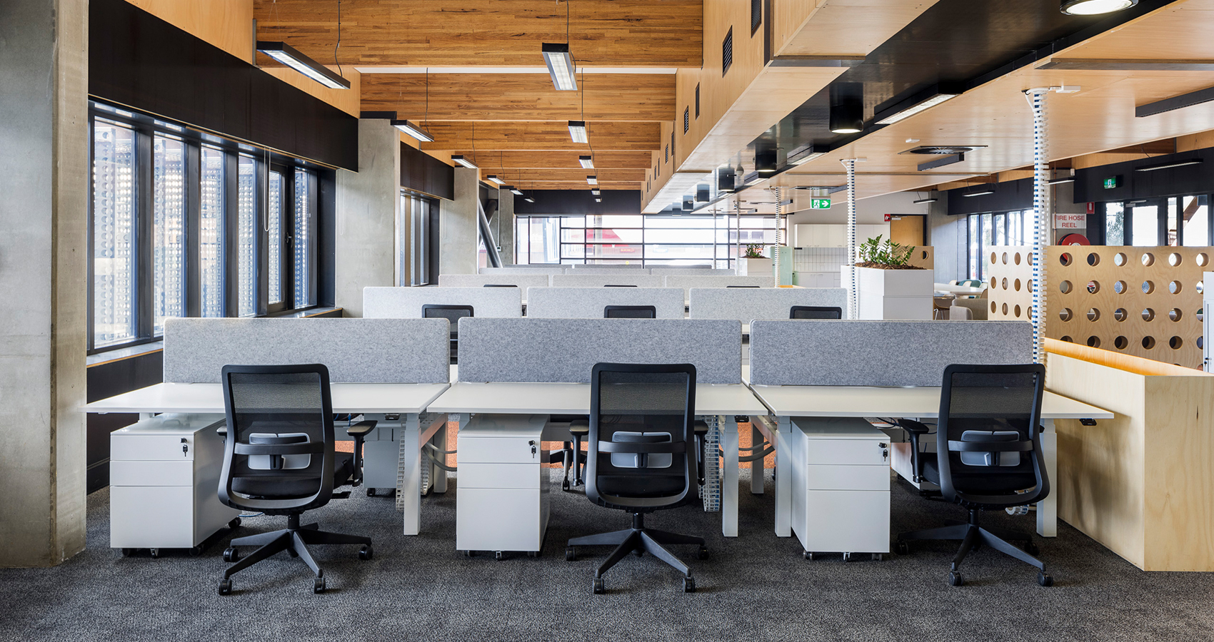 Mac Killop Family Services Project - Swish Workstations and Hana Chairs