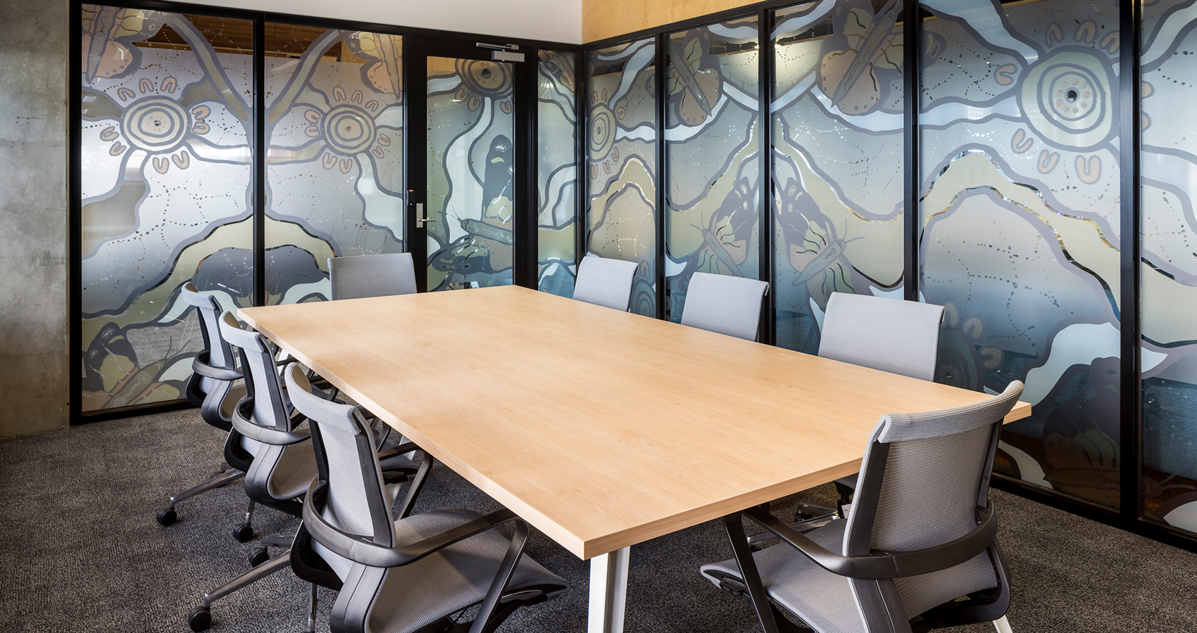 Mac Killop Family Services Project - Dart boardroom table and Zed chairs