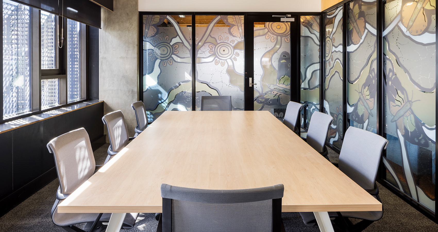 Mac Killop Family Services Project - Dart boardroom table and Zed chairs