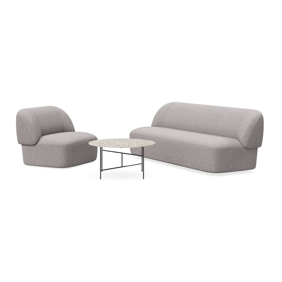 Ava 1 seater and 3 seater lounges with Oscar coffee table