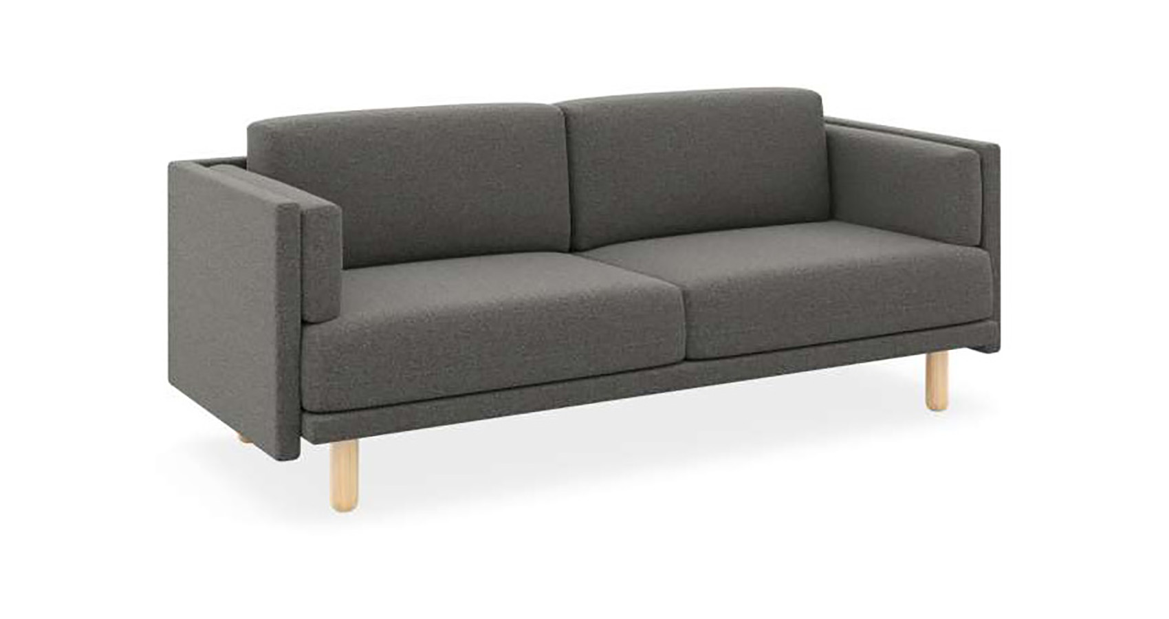 Benj Low 3 Seater Charcoal FV