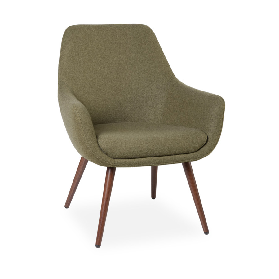 Cooper Chair Walnut Legs Grey FV