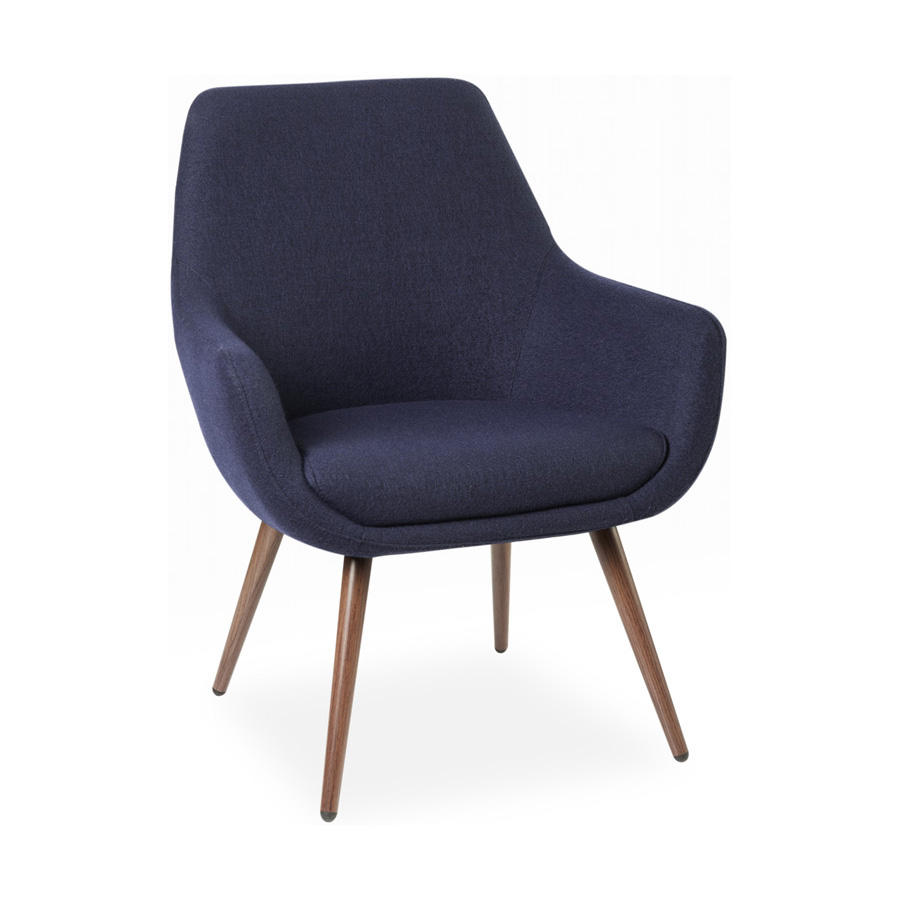 Cooper Chair Walnut Legs Navy FV