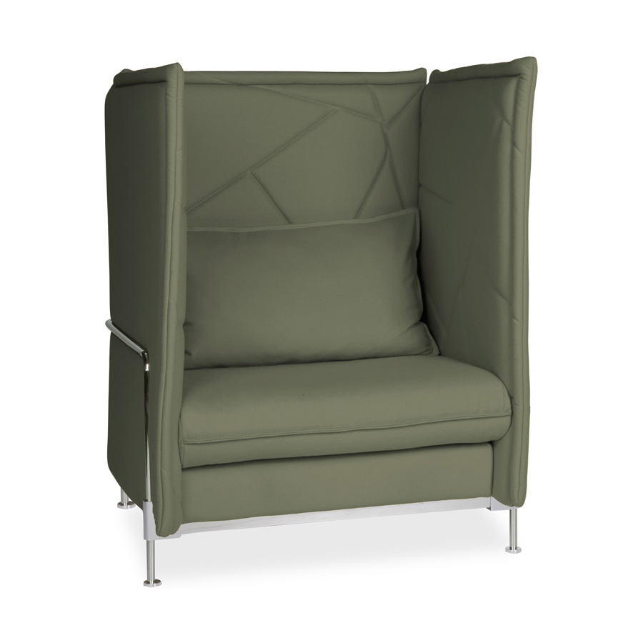 Hush High Back Khaki 1 Seater FV
