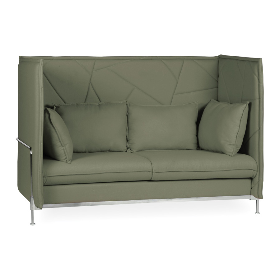 Hush High Back Khaki 3 seater FV