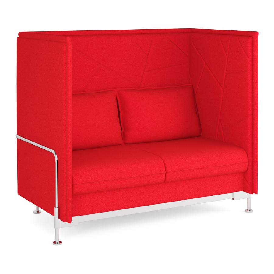 Hush High Back Red 2 Seater FV
