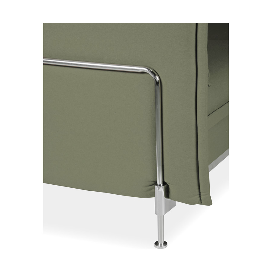 Hush High Back Khaki Leg Detail