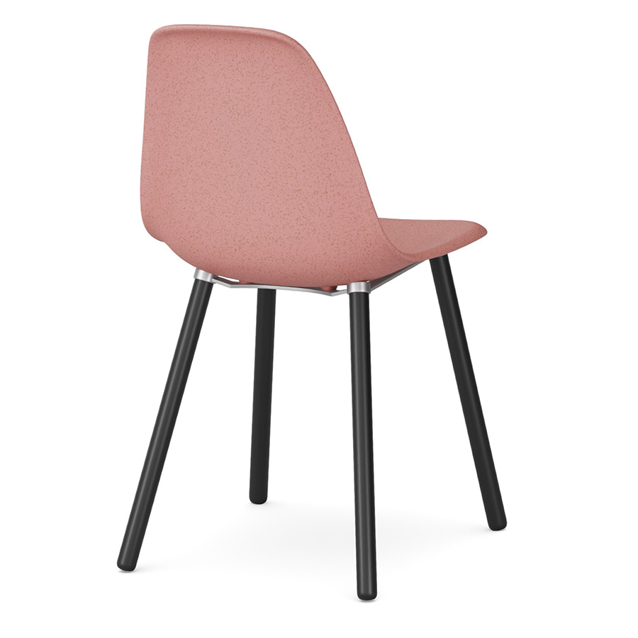 Inc Black Wooden Legs Pink Wood Composite BV