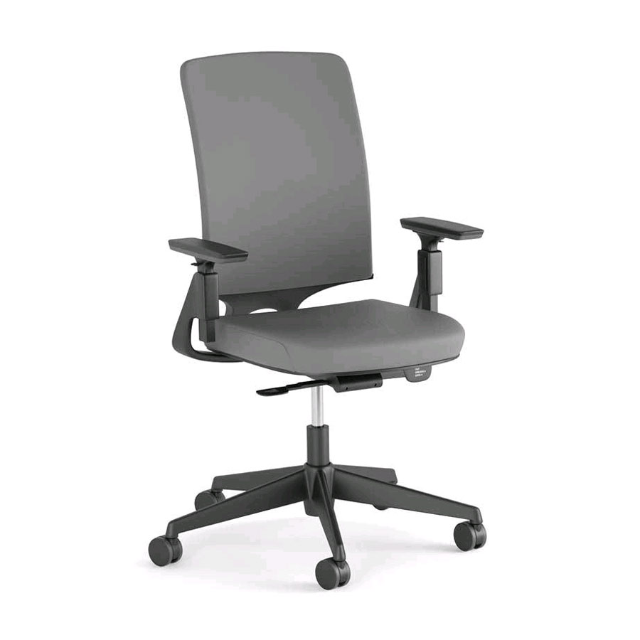 MM200G-Miro - Grey Fabric Seat-Grey Mesh Back