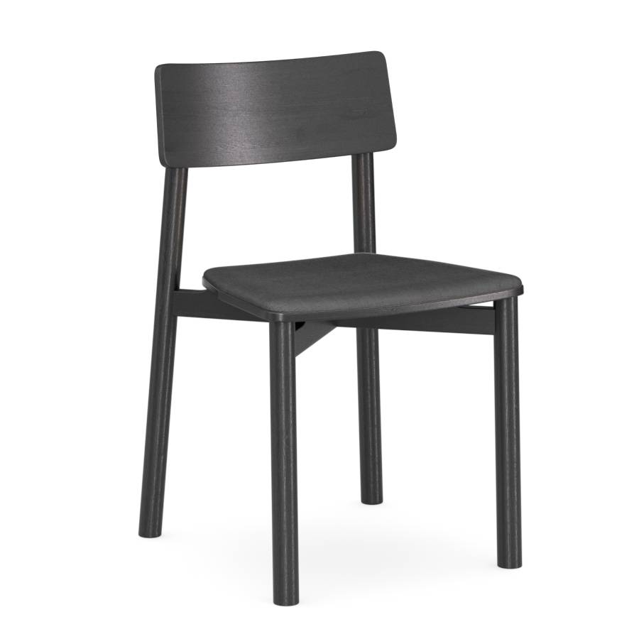 Ted chair Black FV with Cushion