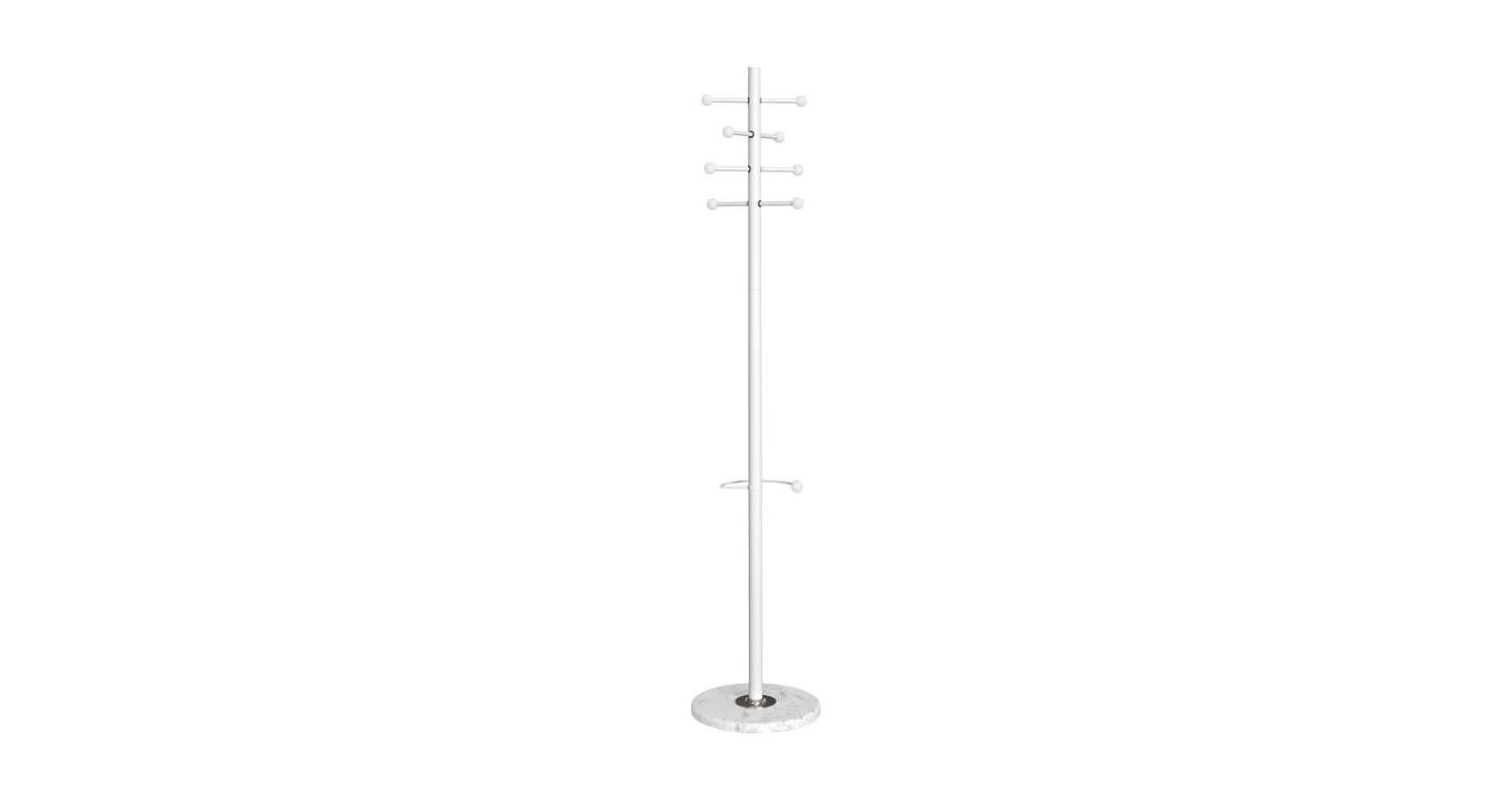 Lunar Coat & Hat Stand-White