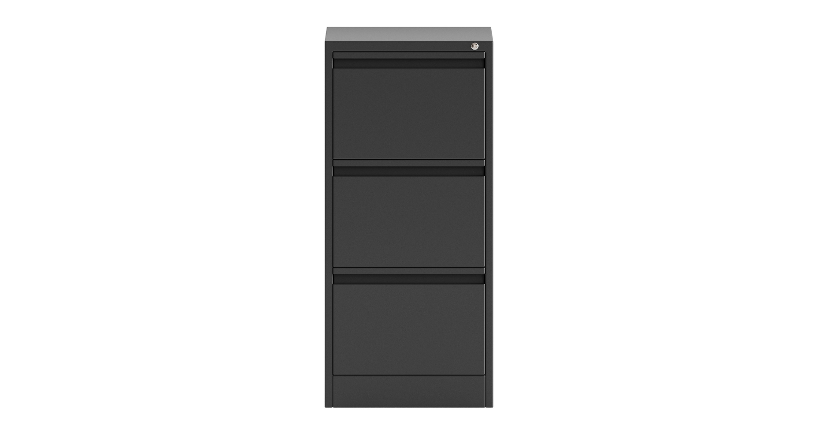 3 Drawer Filing Cabinet Black