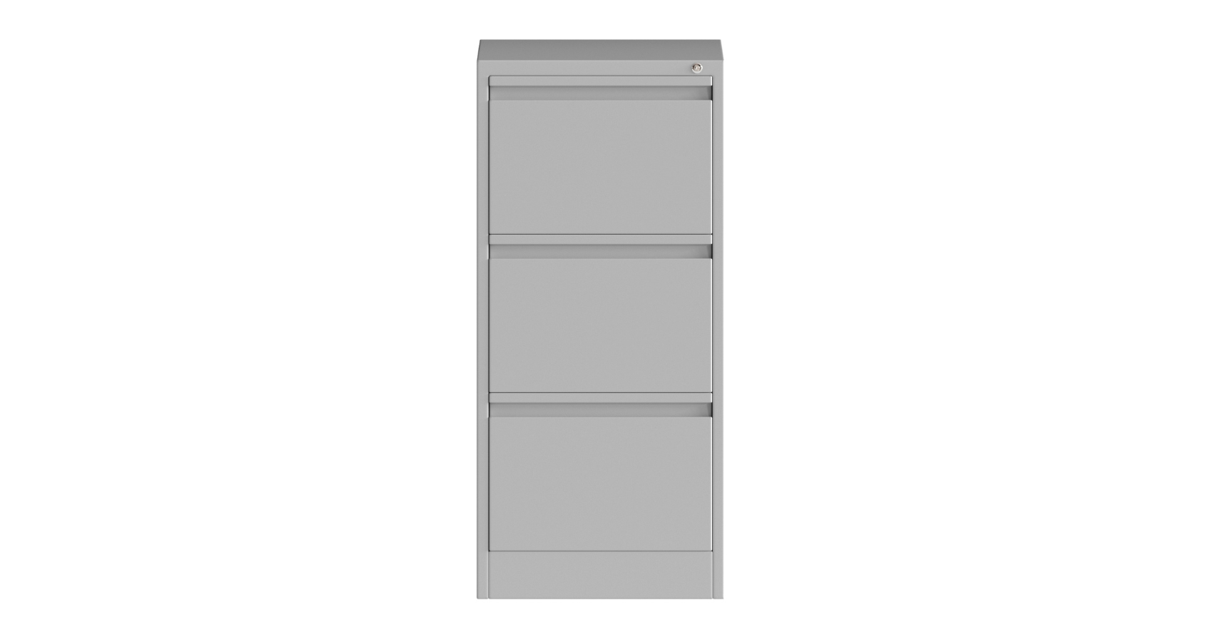 3 Drawer Filing Cabinet Grey