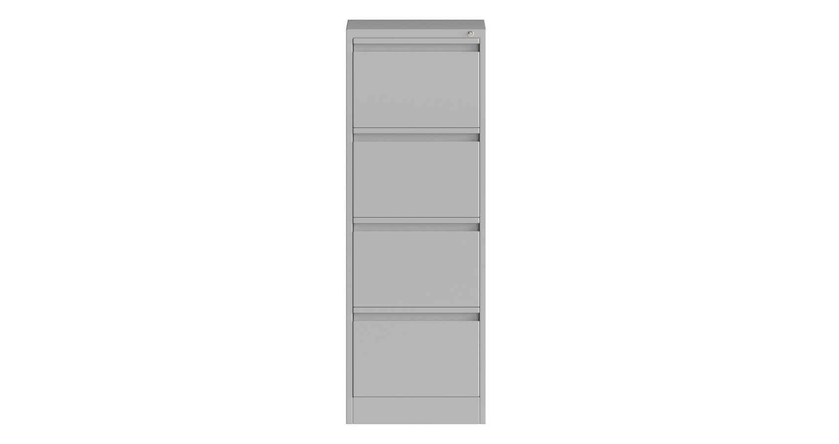 4 Drawer Filing Cabinet Grey