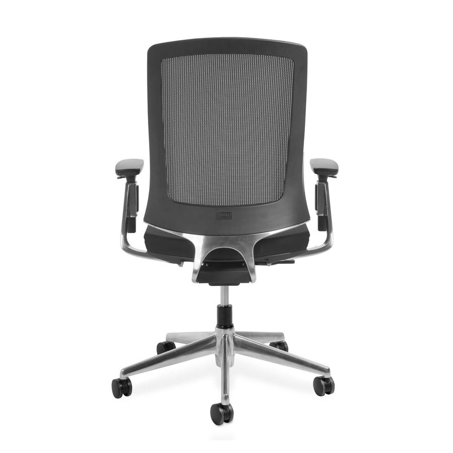 Miro S Black Mesh back and Black Fabric Seat DBV