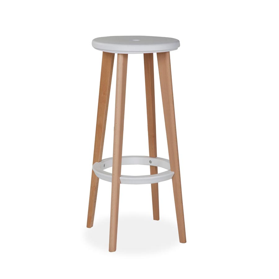 Pac High Stool White